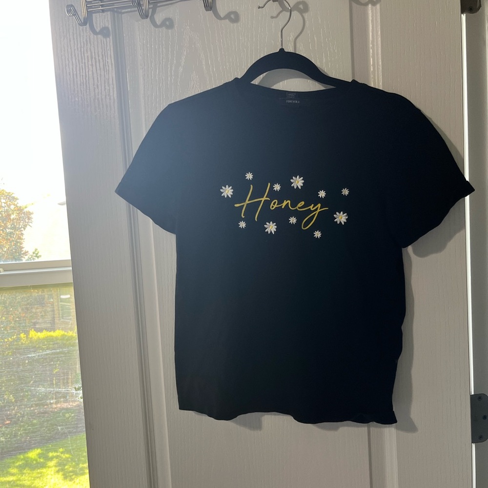 Black “Honey” Tee